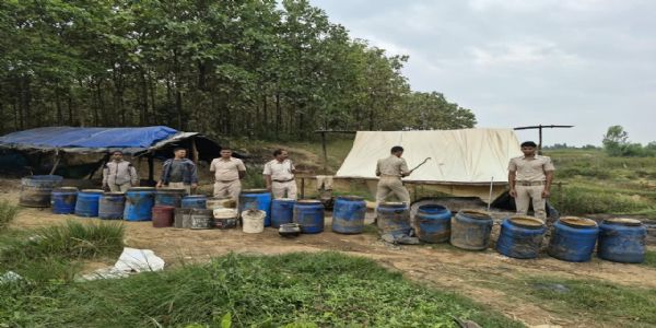 ମୂଳାସର ଜଙ୍ଗଲରେ ଅବକାରି ଚଡାଉ