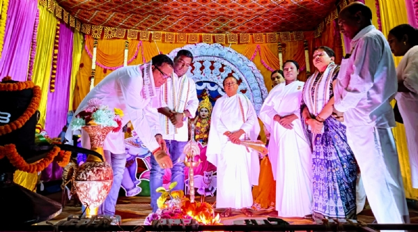 ---------------ତପସ୍ୟା ଭବନ ବ୍ରହ୍ମାକୁମାରୀଜ୍ ପକ୍ଷରୁ ଚୈତନ୍ୟ ଦେବୀ ମଣ୍ଡପ ଉଦଘାଟିତ ::