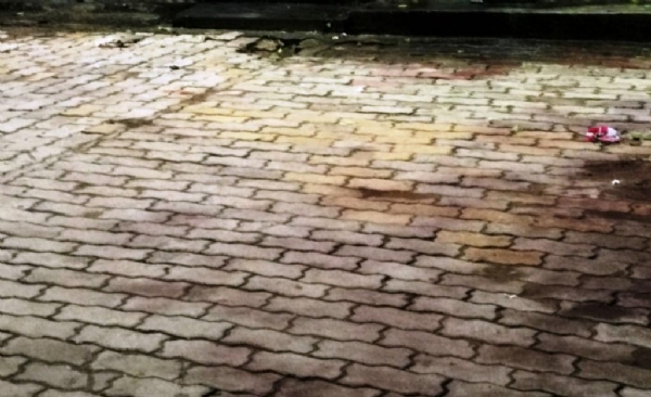bhadrak municipality 26 no ward paver work
