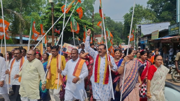 ମୋଦୀଙ୍କ ୨୫ ବର୍ଷ ପୂର୍ତ୍ତି ଉପଲକ୍ଷେ  ‘ବିକଶିତ ଭାରତ ସଂକଳ୍ପ ସଭା’ ଓ ‘ସେବା ଜ୍ୟୋତି ଯାତ୍ରା’