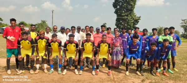 ତଣ୍ଡାପାଲ୍ଲୀ ଗ୍ରାମ ପଞ୍ଚାୟତ ଏମ୍ ଭି ୬ ଜୟ ମାଁ କାଳୀ ଫୁଟ୍ ବୋଲ୍ ଟୁର୍ଣ୍ଣାମେଣ୍ଟ ଖେଳ ଅନୁଷ୍ଠିତ