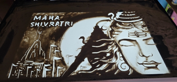 ମହାଶିବରାତ୍ରିରେ ସ୍ଯାଣ୍ଡ ଆନିମେସନ ପ୍ରଦର୍ଶିତ