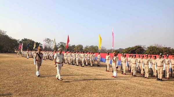 ସୁବର୍ଣ୍ଣପୁର ରିଜର୍ଭ ପଡ଼ିଆ ଠାରେ ଦିକ୍ଷାନ୍ତ ସମାରୋହ*-