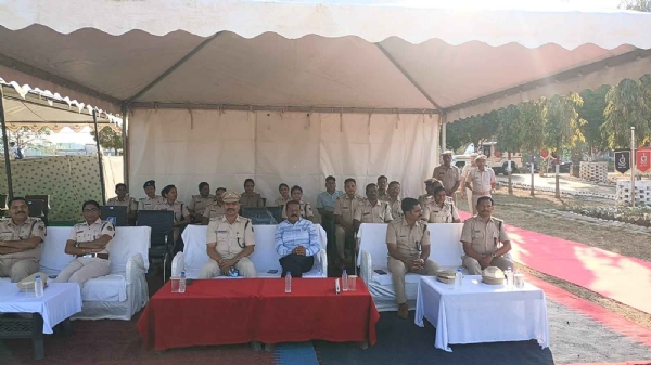 ସୁବର୍ଣ୍ଣପୁର ରିଜର୍ଭ ପଡ଼ିଆ ଠାରେ ଦିକ୍ଷାନ୍ତ ସମାରୋହ*-