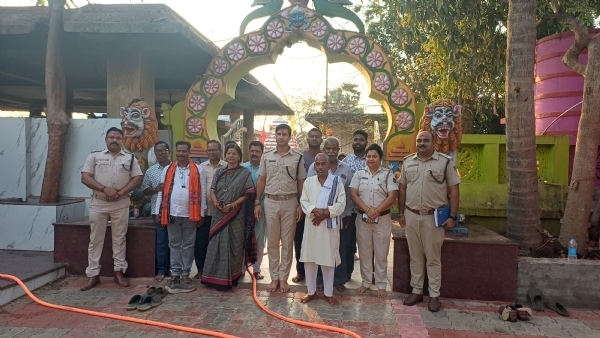 ହରିରାଜପୁର ମେଳଣ ପାଇଁ ଏସପିଙ୍କ ପରିଦର୍ଶନ ଓ ସମୀକ୍ଷା