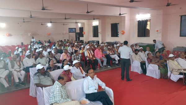 ବରିଷ୍ଠ ନାଗରିକଙ୍କ ଯୋଗ ଶିବିର, ସ୍ଵାସ୍ଥ୍ୟ ଶିବିର ସହିତ ବିଭିନ୍ନ ବିଷୟ ବସ୍ତୁ ଉପରେ ସଚେତନତା ଶିବିର–୨୦୨୬   ଅନୁଷ୍ଠିତ ।