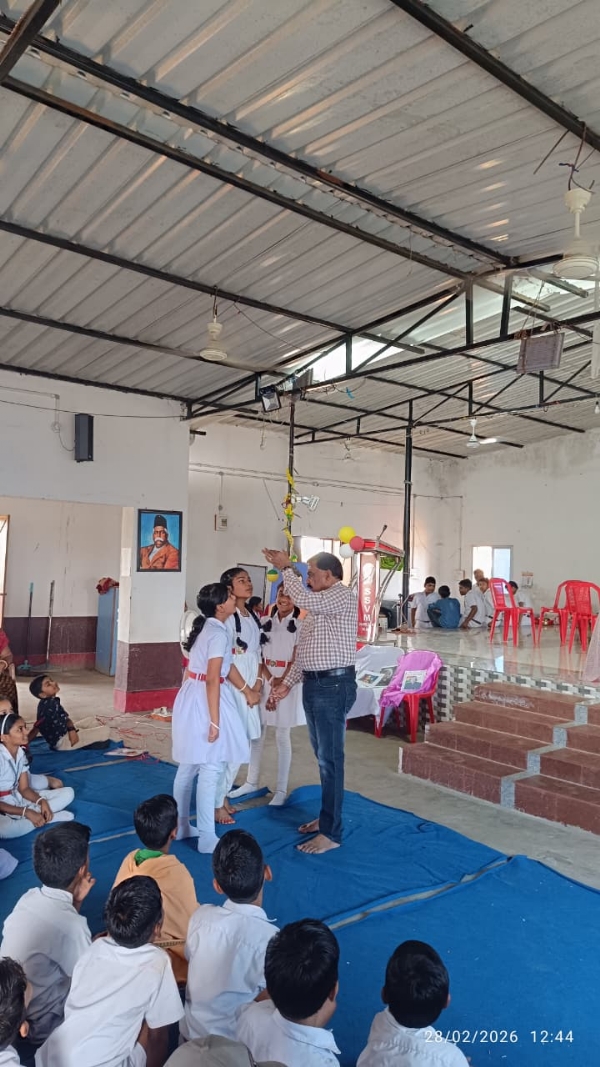 ସରସ୍ଵତୀ ବିଦ୍ୟାମନ୍ଦିର ରେ ଜାତୀୟ ବିଜ୍ଞାନ ଦିବସ  ଅନୁଷ୍ଠିତ