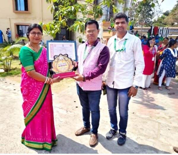 ଜିଲ୍ଲା ସ୍ତରୀୟ ସମ୍ମିଳନୀରେ ଭୋଜପୁର ସ୍ବାସ୍ଥ୍ୟ କେନ୍ଦ୍ରକୁ ସମ୍ମାନିତ