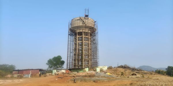 ମନ୍ଥର ଗତିରେ ମେଗା ପାଣି ଟାଙ୍କି ନିର୍ମାଣ କାର୍ଯ୍ୟ, ନିର୍ମାଣ ଆରମ୍ଭକୁ ପାଞ୍ଚ ବର୍ଷ ବିତିଲା
