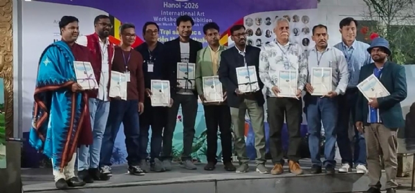 ହାନୋଇ ଆନ୍ତର୍ଜାତୀୟ ଶିବିରରେ ସମ୍ବଲପୁରର ୨ ଯୁବ ଚିତ୍ରଶିଳ୍ପୀଙ୍କ କଳା ପ୍ରଦର୍ଶନ