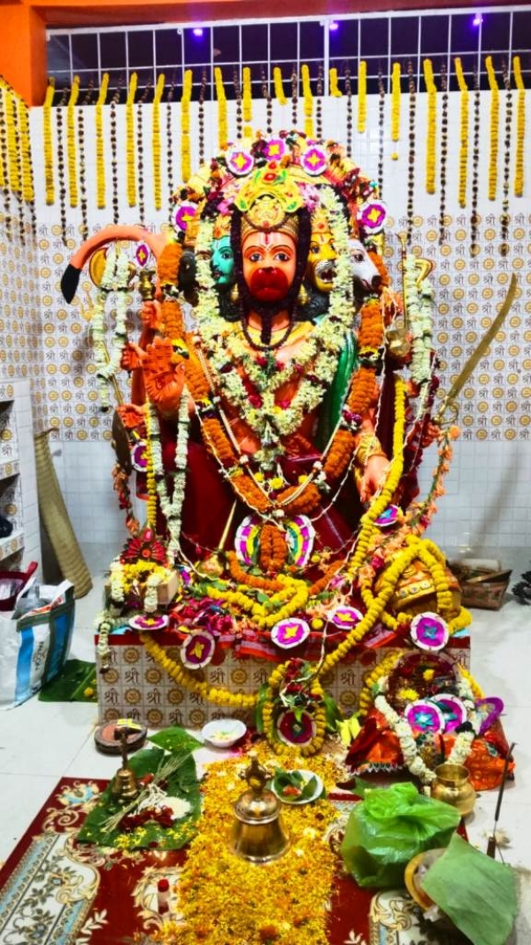 BANKAMUHAN VILLAGE PANCHAMUKHI HANUMAN