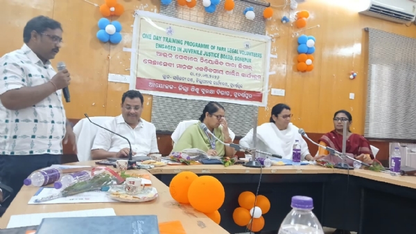 ଆଇନ ସେବାରେ ପାରା ସୁବର୍ଣ୍ଣପୁର ଜିଲ୍ଲାରେ ଲିଗାଲ ସ୍ବେଚ୍ଛାସେବୀଙ୍କ ପାଇଁ ଏକ ଦିବସୀୟ ତାଲିମ କାର୍ଯକ୍ରମ ଆୟୋଜିତ