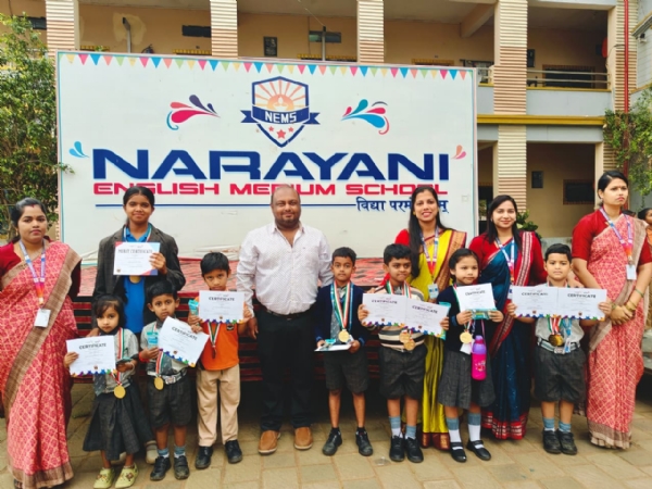 ନାରାୟଣୀ ଇ˚ରାଜୀ ବିଦ୍ୟାଳୟ ଛାତ୍ରଛାତ୍ରୀଙ୍କ ଜାତୀୟ ସ୍ତରରେ ସଫଳତା