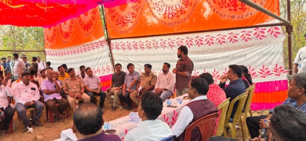 ପଡ଼ିଆ ବ୍ଲକ୍ର ବାପନପଲ୍ଲୀ ଗ୍ରାମ ପଞ୍ଚାୟତର ଏମଭି ୫୮ ଗ୍ରାମର ପାହାଡ଼ ନିକଟରେ ଡାଇଭରସନ୍ ୱେୟାର ଡ୍ୟାମ ପାଇଁ ସ୍ଥଳ ପରିଦର୍ଶନ ଓ ବୈଠକ ଅନୁଷ୍ଠିତ