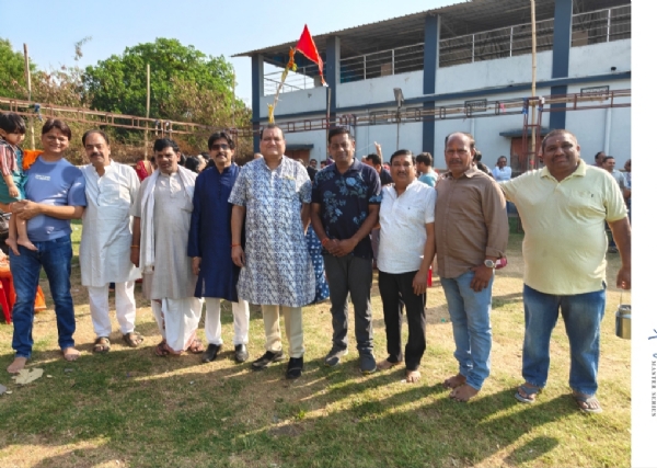 ମାରୱାଡି ସମାଜ ପକ୍ଷ ରୁ ହୋଲି ଉତ୍ସବ ପାଇଁ  ଦଣ୍ଡା ରୋପଣ