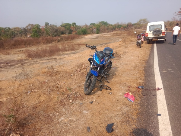 ଦୁଇ ବାଇକ ମୁହାଁମୁହିଁ ଧକ୍କାରେ ଜଣେ ଗୁରୁତର