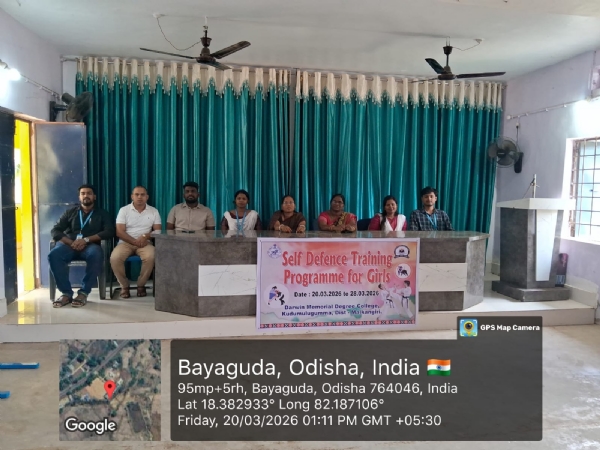 ଆତ୍ମସୁରକ୍ଷା କୌଶଳ ତାଲିମ ଶିବିର ଅନୁଷ୍ଠିତ