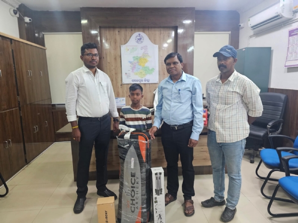 ଜାତୀୟ ଆର୍ଚେରୀ ପ୍ରତିଯୋଗିତା ପାଇଁ ଧନୁର୍ଦ୍ଧର ଅର୍ଣ୍ଣବ ଦେହୁରୀଙ୍କୁ ଜିଲ୍ଲା ପ୍ରଶାସନ ପକ୍ଷରୁ ସ୍ୱତନ୍ତ୍ର ସହାୟତା