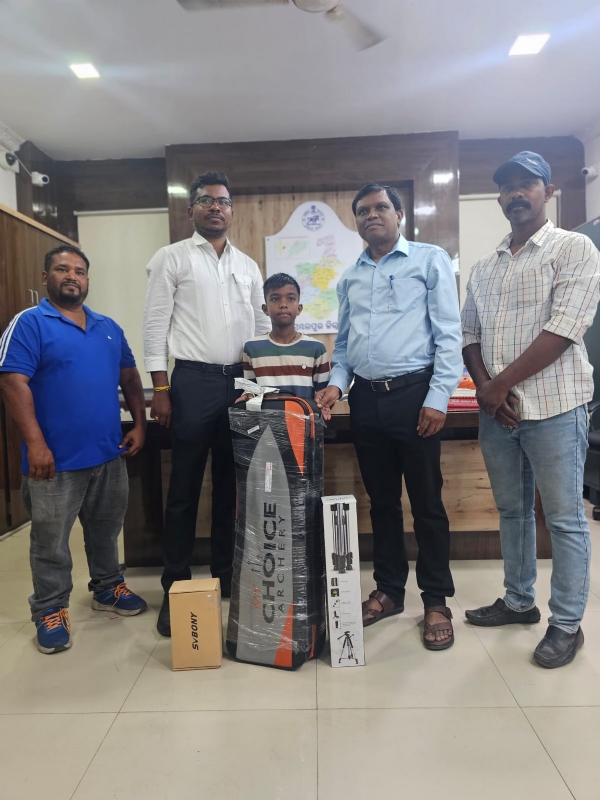 ଜାତୀୟ ଆର୍ଚେରୀ ପ୍ରତିଯୋଗିତା ପାଇଁ ଧନୁର୍ଦ୍ଧର ଅର୍ଣ୍ଣବ ଦେହୁରୀଙ୍କୁ ଜିଲ୍ଲା ପ୍ରଶାସନ ପକ୍ଷରୁ ସ୍ୱତନ୍ତ୍ର ସହାୟତା