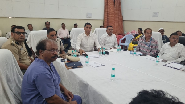 ରାଜ୍ୟ ଅଗ୍ନିଶମ ଡିଜିଙ୍କ ବୁର୍ଲା ଭିମସାର ପରିଦର୍ଶନ :  ଅଗ୍ନି ନିରାପତ୍ତା ବ୍ୟବସ୍ଥାର କଲେ ସମୀକ୍ଷା