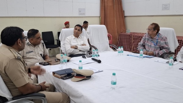 ରାଜ୍ୟ ଅଗ୍ନିଶମ ଡିଜିଙ୍କ ବୁର୍ଲା ଭିମସାର ପରିଦର୍ଶନ :  ଅଗ୍ନି ନିରାପତ୍ତା ବ୍ୟବସ୍ଥାର କଲେ ସମୀକ୍ଷା