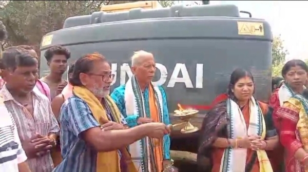 କନ୍ଧପାଲିପଡ଼ା ପୋଖରୀ ପୁନଃଉଦ୍ଧାର କାର୍ଯ୍ୟ ଆରମ୍ଭ , କଟା ହେଲା ପାଣି