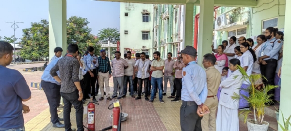 ମାଲକାନଗିରି ଜିଲ୍ଲା ମୁଖ୍ୟ ଚିକିତ୍ସାଳୟରେ ଅଗ୍ନିଶମ ମକ୍ ଡ୍ରିଲ୍ ଅନୁଷ୍ଠିତ