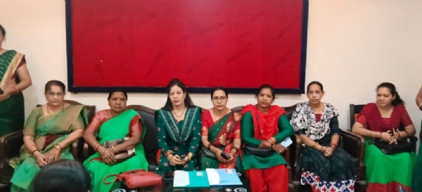 ଓଡିଶା ବହୁମୁଖୀ ମହିଳା ସ୍ୱାସ୍ଥ୍ୟକର୍ମୀ ସଂଘ ବଲାଙ୍ଗିର ଶାଖା ପକ୍ଷରୁ ସାମ୍ବାଦିକ ସମ୍ବିଳନୀ ଓଡିଶା ବହୁମୁଖୀ ମହିଳା ସ୍ୱାସ୍ଥ୍ୟକର୍ମୀ ସଂଘ ବଲାଙ୍ଗିର ଶାଖା ପକ୍ଷରୁ ସାମ୍ବାଦିକ ସମ୍ବିଳନୀ