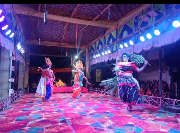 ରାମଲିଳା ମହୋତ୍ସବ ଉଦ୍ଘାଟିତ ତାଡକା ବଧ, ରାମ ଲକ୍ଷ୍ମଣ ମିଥିଲା ପ୍ରବେଶ ଓ ଧନୁ ଭଙ୍ଗ ଦର୍ଶକଙ୍କୁ ମନ ଛୁଇଁଲା