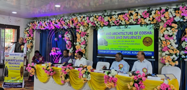 କଳା ଏବ˚ ସ୍ଥାପତ୍ୟର ରୁପ ଏବ˚ ପ୍ରଭାବ ସ˚ପର୍କିତ କର୍ମଶାଳା ଉଦଯାପିତ