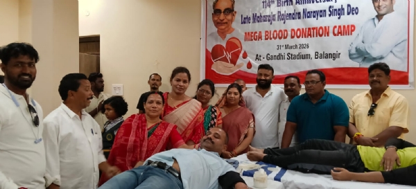 *ବଲାଙ୍ଗିରରେ ରକ୍ତଦାନ ଶିବିରରେ ୮୩ ୟୁନିଟ୍ ରକ୍ତ ସଂଗ୍ରହ*