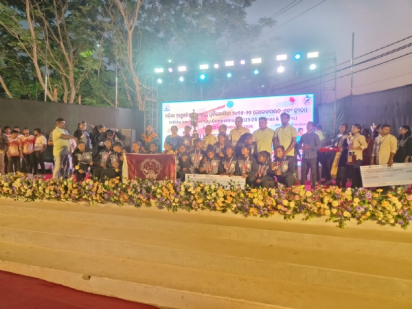 ସମ୍ୱଲପୁର ବିଶ୍ୱବିଦ୍ୟାଳୟକୁ ଓଡ଼ିଶା ବିଶ୍ଵବିଦ୍ୟାଳୟ ପ୍ରତିଯୋଗିତାରେ ପ୍ରଶଂସିତ