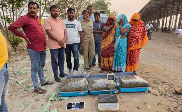 GANJEI 24 KG JABAT, 4 ARREST