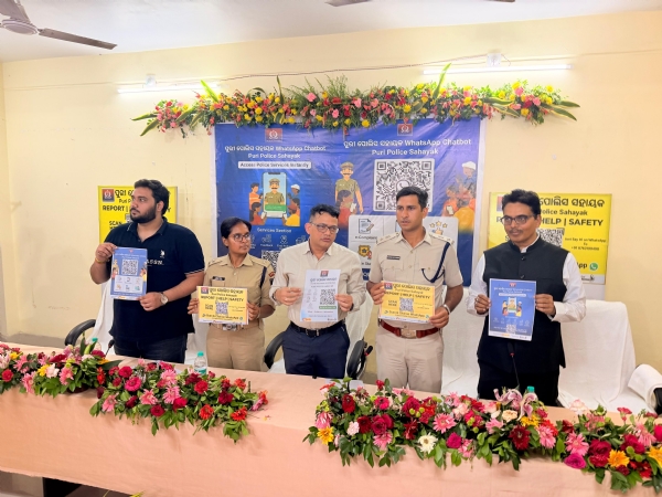 ପୁରୀ ପୋଲିସ ସହାୟକ ହ୍ଵାଟ୍ସଆପ ଚାଟବଟ ଶୁଭାରମ୍ଭ