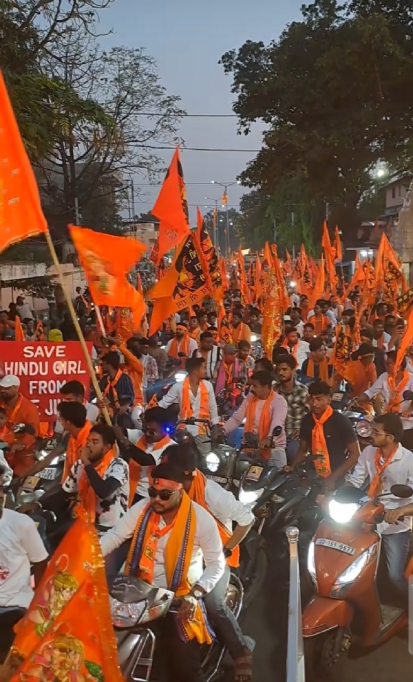 କଡ଼ା ସୁରକ୍ଷାରେ  ହନୁମାନ ଜୟନ୍ତୀ ବାଇକ ରାଲି