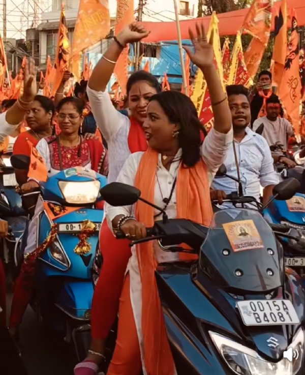 କଡ଼ା ସୁରକ୍ଷାରେ  ହନୁମାନ ଜୟନ୍ତୀ ବାଇକ ରାଲି