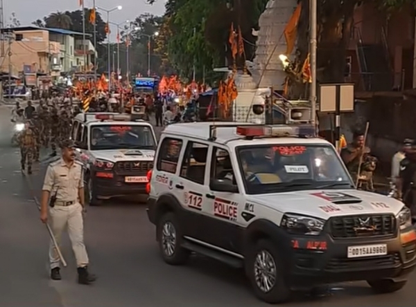 ହନୁମାନ ଜୟନ୍ତୀ ବାଇକ୍ ରାଲି ପାଇଁ ସମ୍ବଲପୁର ପୋଲିସର କଡ଼ା ସୁରକ୍ଷା ବ୍ୟବସ୍ଥା