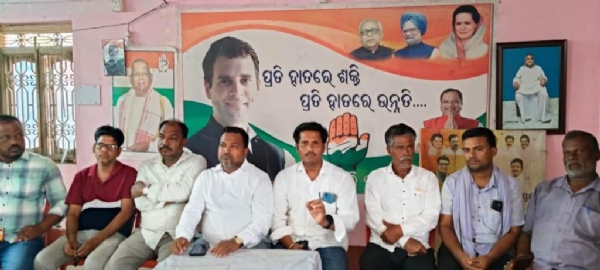 CHANDBALI SWASTYA SEVA BIPARJYASTA - CONGRESS PRESS MEET