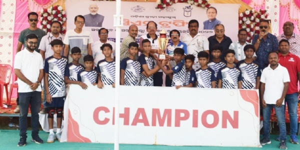 ସିଏମ୍ ଟ୍ରଫି-୨୦୨୬ ଭଲିବଲ ପ୍ରତିଯୋଗିତା ଉଦ୍ଯାପିତ ବାଳକ ବର୍ଗରେ ଆଗଲପୁର ଓ ବାଳିକା ବର୍ଗରେ ଦେଓଗାଁ ଚାମ୍ପିୟନ ସିଏମ୍ ଟ୍ରଫି-୨୦୨୬ ଭଲିବଲ ପ୍ରତିଯୋଗିତା ଉଦ୍ଯାପିତ ବାଳକ ବର୍ଗରେ ଆଗଲପୁର ଓ ବାଳିକା ବର୍ଗରେ ଦେଓଗାଁ ଚାମ୍ପିୟନ
