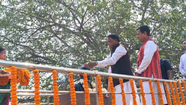 Cm at amabedkar pratimurti Cm at amabedkar pratimurti