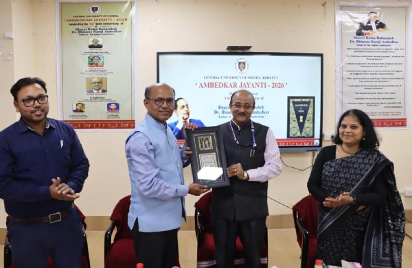 ଓଡ଼ିଶା କେନ୍ଦ୍ରୀୟ ବିଶ୍ୱବିଦ୍ୟାଳୟରେ ୧୩୬ତମ ଆମ୍ବେଦକର ଜୟନ୍ତୀ ବୌଦ୍ଧିକ ଉତ୍ସାହ ଓ ସଂବିଧାନିକ ମୂଲ୍ୟପ୍ରତି ପ୍ରତିବଦ୍ଧତା ସହ ପାଳିତ