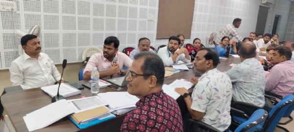 ଜିଲ୍ଲା ସଙ୍କଟ ପରିଚାଳନା ଗୋଷ୍ଠୀ  ର ସମୀକ୍ଷା ବୈଠକ