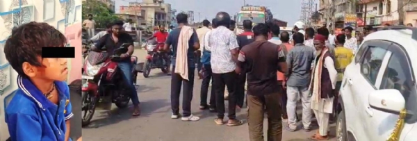 TRUCK-BIKE ACCIDENT, ONE DEAD