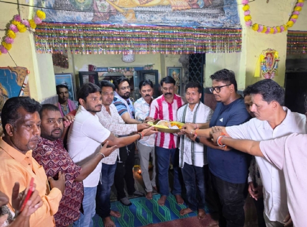 ରାଧାରାଣୀ ପଡା ପୂଜା କମିଟି ଓ କଂସାରୀପଡା ପୂଜା କମିଟି ପକ୍ଷରୁ ଶ୍ରୀ ଶ୍ରୀ ଚନ୍ଦ୍ର ଶେଖର ବାବା ଙ୍କ ଥାଳ ଉଠା କାର୍ଯ୍ୟକ୍ରମ ଅନୁଷ୍ଠିତ