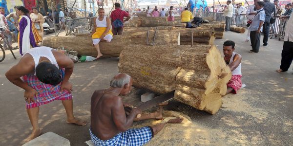 ରଥଖଳାରେ ପ୍ରଥମ ଦିନ ତୁମ୍ବ କଟା ଆରମ୍ଭ