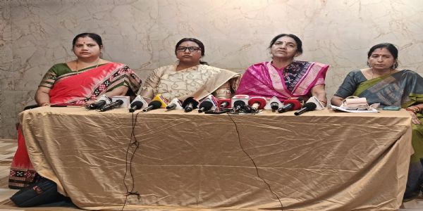 ବିଜେପି ମହିଳା ମୋର୍ଚ୍ଚା ପକ୍ଷରୁ ବିରୋଧିଦଳକୁ ନିନ୍ଦା