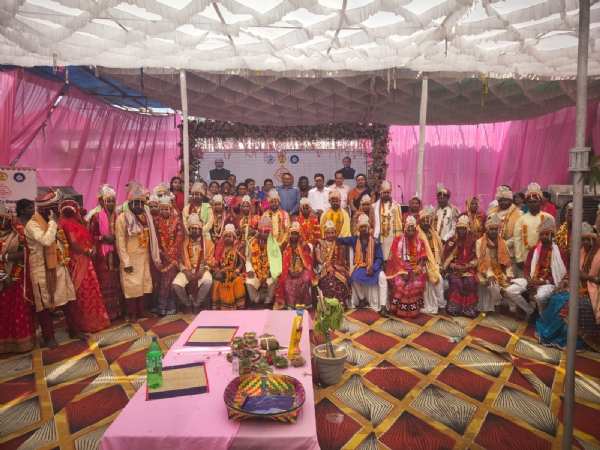 ମୁଖ୍ୟମନ୍ତ୍ରୀ କନ୍ୟା ବିବାହ ଯୋଜନାରେ ୨୨ ଯୋଡା ବରବଧୂଙ୍କ ବୈବାହିକ ଜୀବନ ଶୁଭାରମ୍ଭ