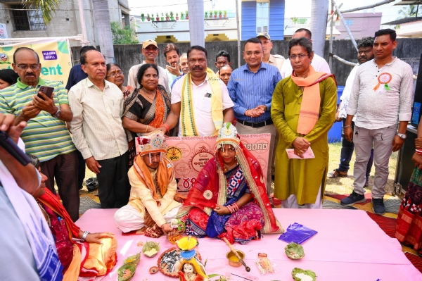 ମୁଖ୍ୟମନ୍ତ୍ରୀ କନ୍ୟା ବିବାହ ଯୋଜନାରେ ୨୨ ଯୋଡା ବରବଧୂଙ୍କ ବୈବାହିକ ଜୀବନ ଶୁଭାରମ୍ଭ