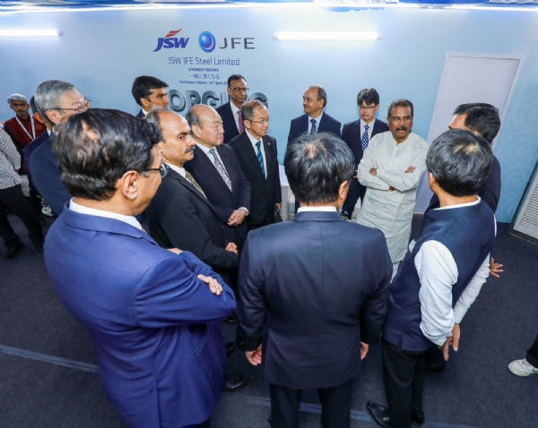 ସମ୍ବଲପୁରରେ ଜେଏସଡବ୍ଲୁ ଏବଂ ଜାପାନର ଜେଏଫଇ ଷ୍ଟିଲ୍  ଯୌଥ ଉଦ୍ୟମର ଶୁଭାରମ୍ଭ