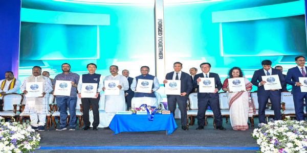 ସମ୍ବଲପୁରରେ ଜେଏସଡବ୍ଲୁ ଏବଂ ଜାପାନର ଜେଏଫଇ ଷ୍ଟିଲ୍ ମଧ୍ୟରେ ଯୌଥ ଉଦ୍ୟମର ଶୁଭାରମ୍ଭ